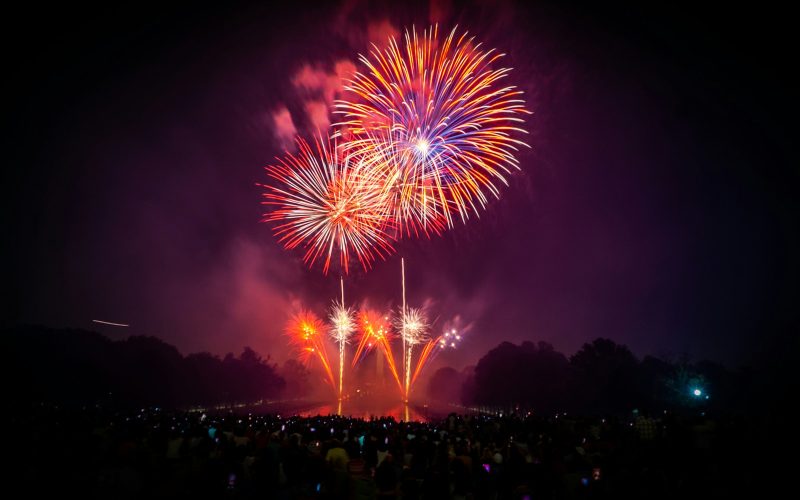 photo of firework display